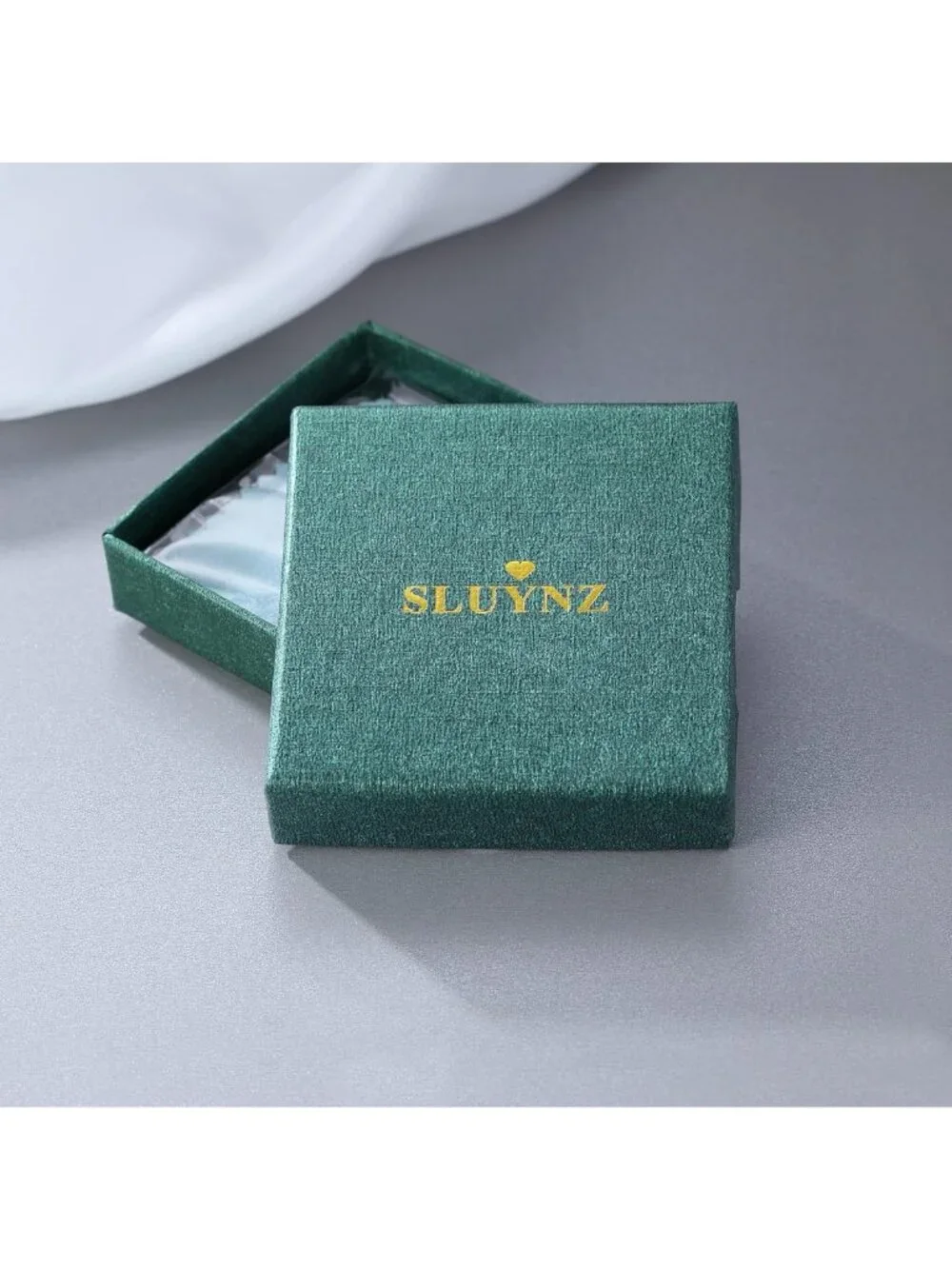 925 Sterling Silver CZ Square Stud Earrings for Women & Teens - 3 Pairs
